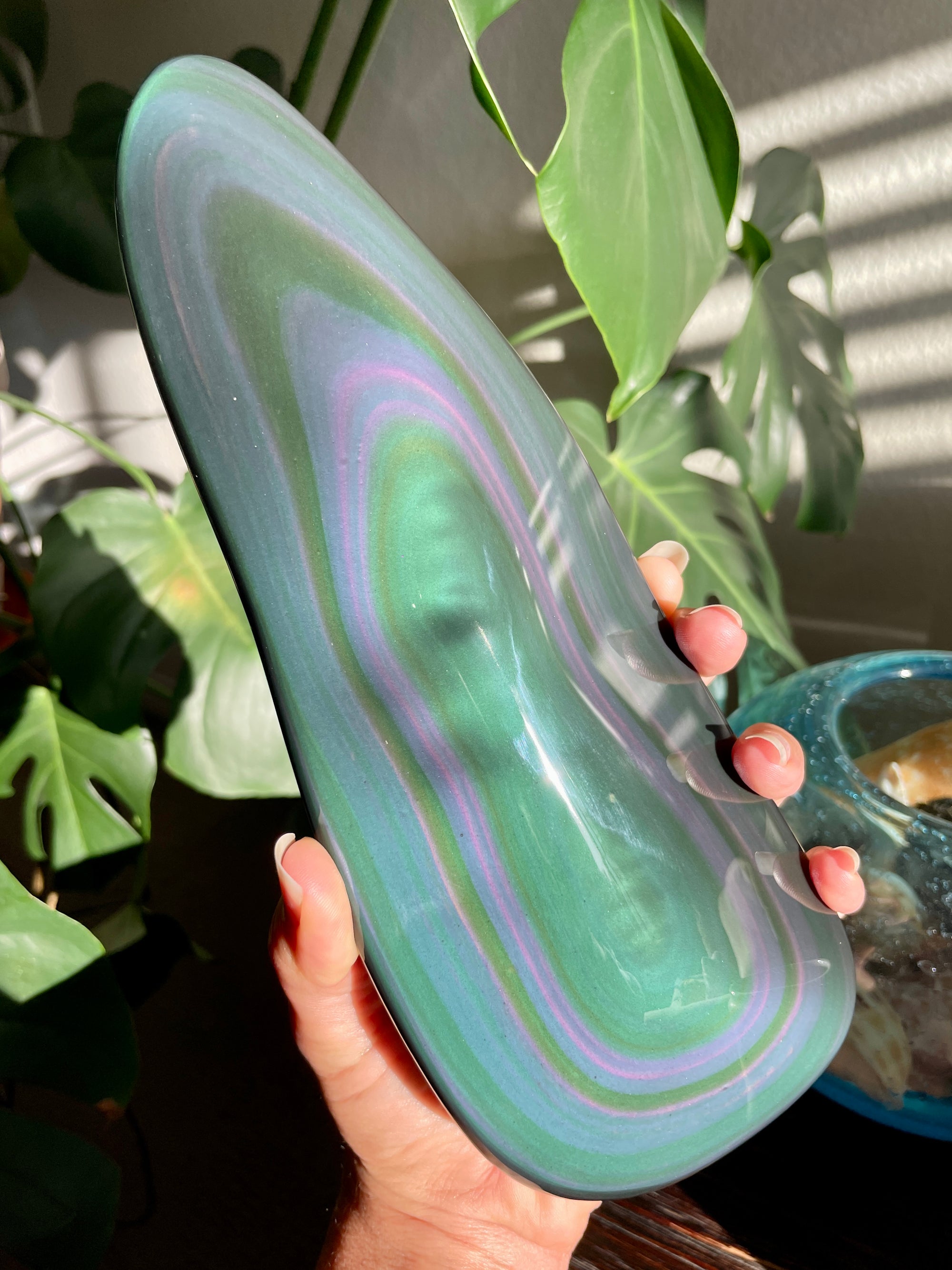 XL Rainbow Obsidian Freeform