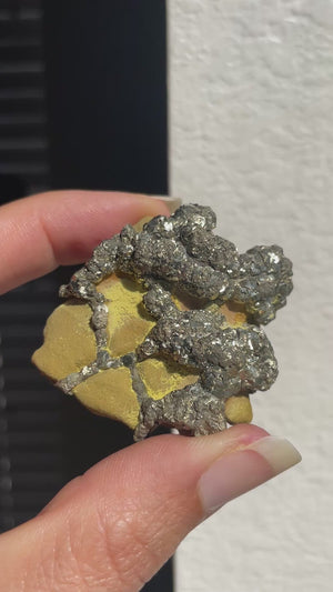 Marcasite on Clay, Pakistan