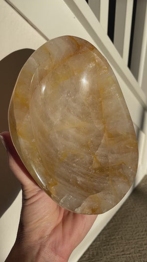 Golden Healer Quartz Bowl