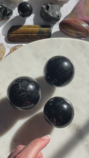 Himalayan Black Tourmaline Spheres