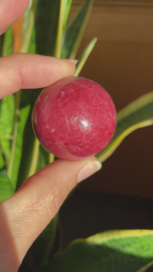 Thulite Sphere from Norway