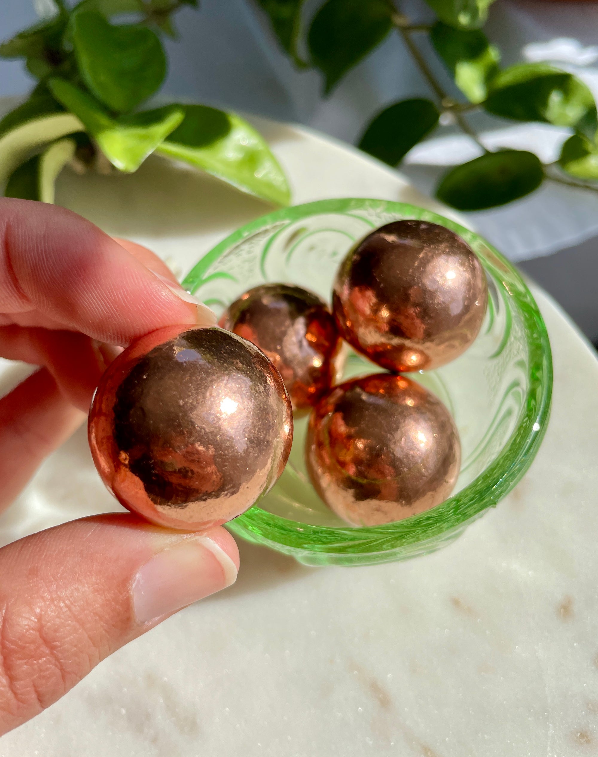 Copper Ore Sphere ~ Small